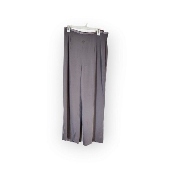 LOUBEN WOMENS 2 PIECE OUTFIT SIZE 14 GREY TOP WITH HIGH RISE PANTS - Picture 2 of 14